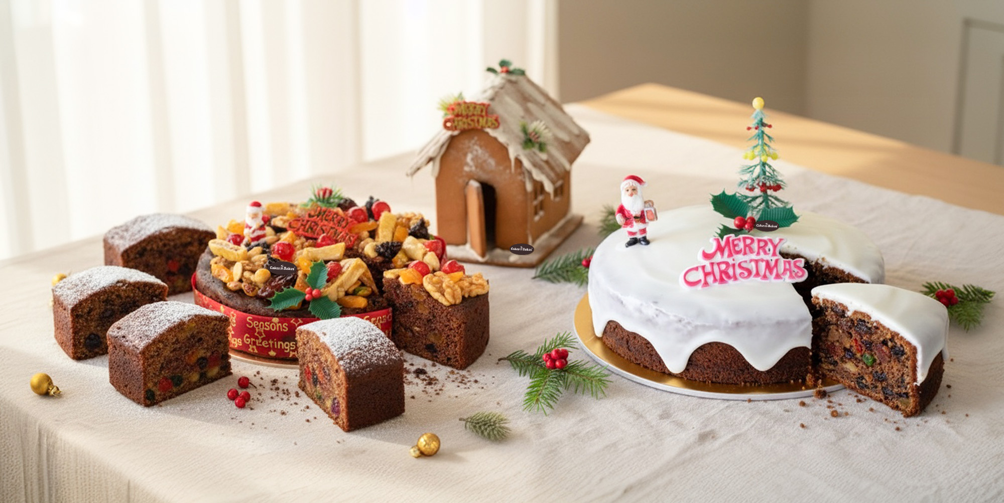 Cakes and Bakes Christmas Banner   