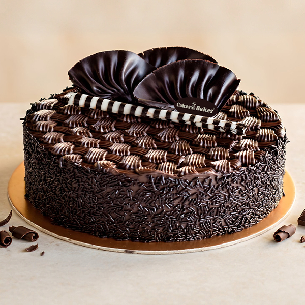 Moist Chocolate Fudge Cake 1Kg from Cakes and Bakes Bakery Dubai, a rich chocolate fudge cake for birthdays and special celebrations.