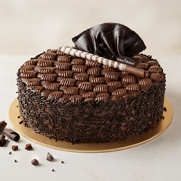 Moist Chocolate Fudge Cake 1Kg from Cakes and Bakes Bakery Dubai, a rich chocolate fudge cake for birthdays and special celebrations.