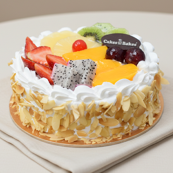 Fresh Fruit Fantasy Cake by Cakes and Bakes Bakery Dubai