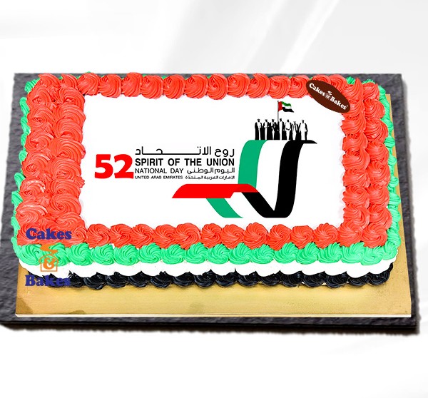 UAE NATIONAL DAY PRINTED CAKE Cakes and Bakes