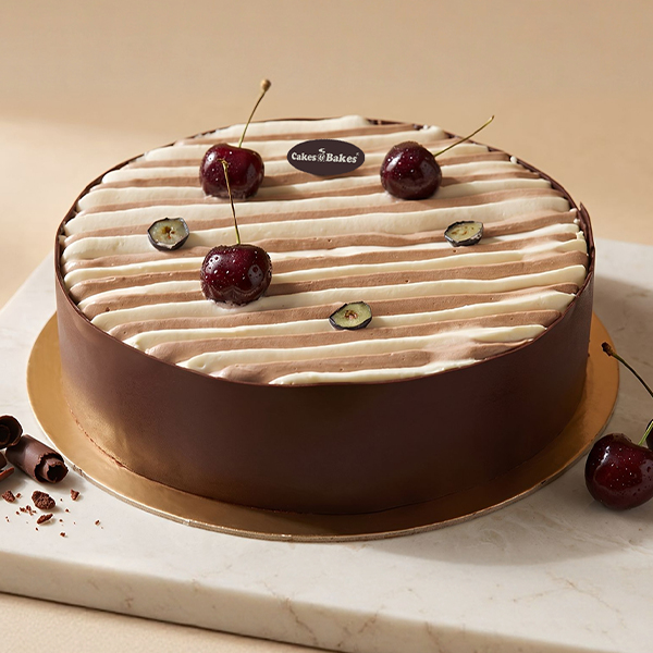Black Forest Cake from Cakes and Bakes Bakery Dubai, a classic chocolate and cherry cream cake for birthdays and celebrations.